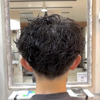 ミディアム パーマ メンズ 💥桜木町メンズ特化 💥ルキのヘアスタイル