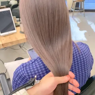セミロング カラー HIMARI 💖のヘアスタイル