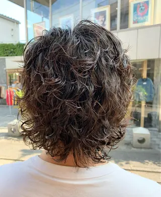 ショート パーマ メンズ 髪質改善🌈 tomomiのヘアスタイル