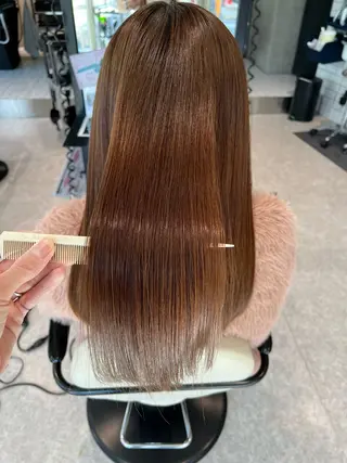 ロング カラー 髪質改善/ショート/ ミディアム/間嶋のヘアスタイル