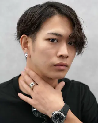 カラー パーマ メンズ CHROM TOKYO ALT所属・神保町メンズno.1 佐々木康介のヘアスタイル