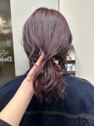 ミディアム カラー Daisy🎀【福岡 美容室】chiakiのヘアスタイル