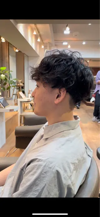 パーマ メンズ 西村 友佑のヘアスタイル