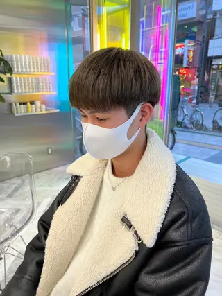 ショート カラー メンズ 🧁はるひ/ ZEST八王子🟡のヘアスタイル