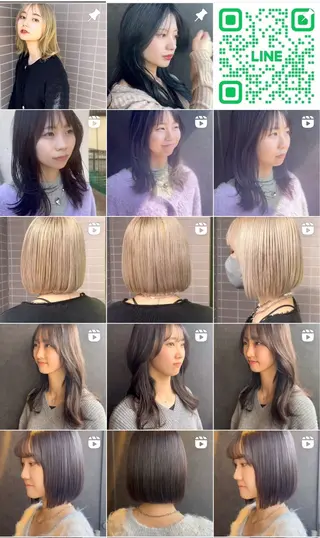 ミディアム uti所属・菊池 幹のヘアスタイル