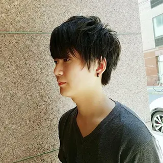 ショート メンズ EMANON名古屋所属・美谷添（ミヤゾエ） まどか大人ヘアサロンのヘアスタイル