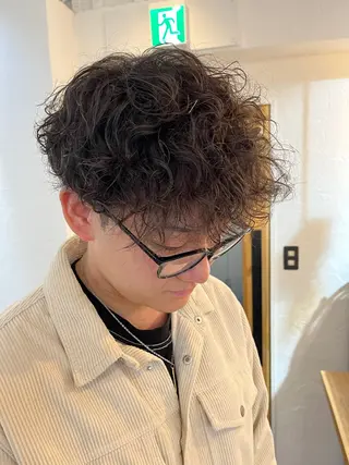 ミディアム 小村 敏司のヘアスタイル