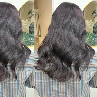 ロング カラー 名古屋駅【透明感 カラー】hinanoのヘアスタイル