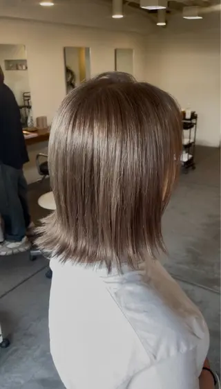 ミディアム カラー 松本 剛成のヘアスタイル