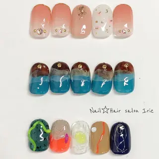 ネイル Hair salon Irie所属・與儀 知佳のネイルデザイン