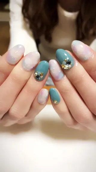 ネイル 木槿所属・吉冨 光恵のネイルデザイン