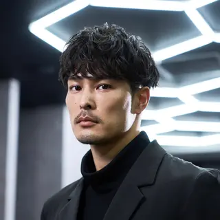 パーマ メンズ 深野 ちさとのヘアスタイル