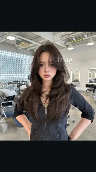 ロング 伊藤 凜のヘアスタイル