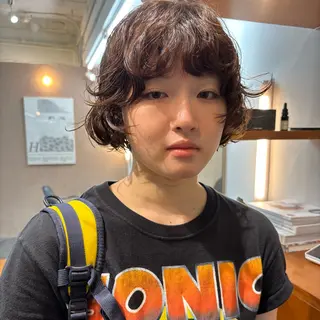 ショート パーマ パーマ/ボブ 似合わせヘア/ショウのヘアスタイル