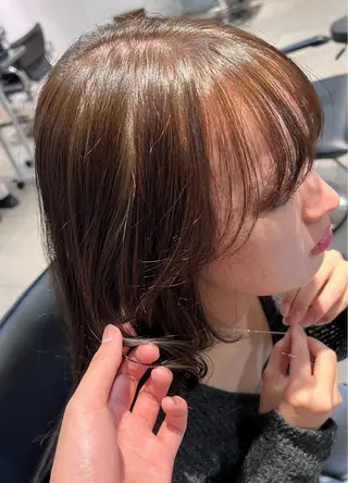 ミディアム カラー Lomalia shuのヘアスタイル