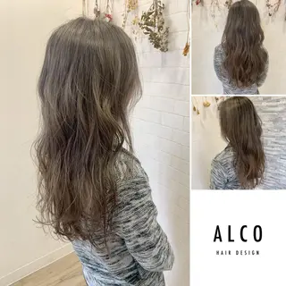 セミロング カラー ワタイショウタ 髪質改善✨眉毛サロンのヘアスタイル