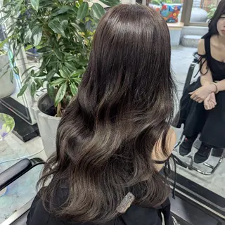 ロング 高見 凌のヘアスタイル