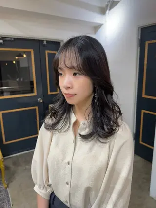 ミディアム NAGISA 🎀カットモデル🎀のヘアスタイル