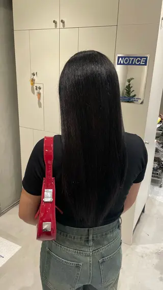 ロング カラー たかはし ゆうなのヘアスタイル