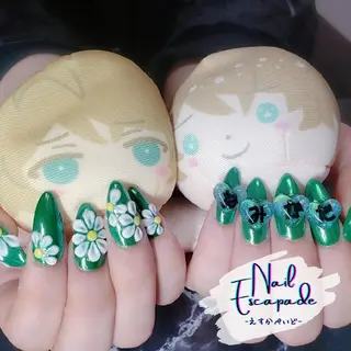 ミディアム ネイル クロキ 。のネイルデザイン