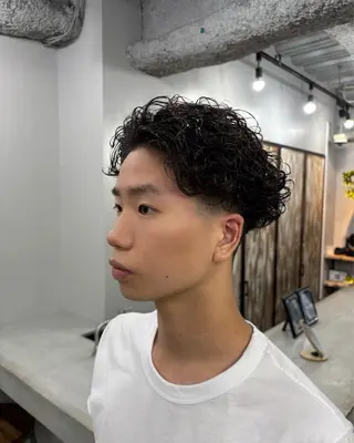 ショート パーマ メンズ 💈メンズ特化💈 テッペイのヘアスタイル