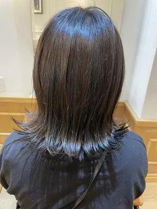 ミディアム ✨シルクストレート✨ 美髪髪質改善Yukiのヘアスタイル