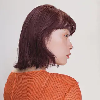 ショート カラー 阿久津真衣 似合わせカットのヘアスタイル