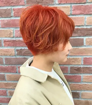 ショート カラー 千葉 慎也のヘアスタイル
