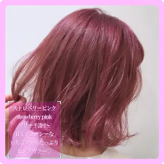 ミディアム カラー 推しヘア🎀 NATSUNEのヘアスタイル