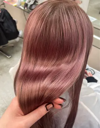 セミロング Tsukasa/ 透明感 　寒色カラーのヘアスタイル