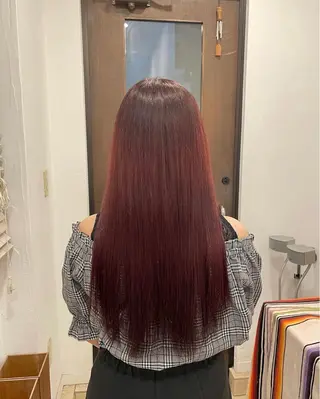 ロング カラー ヘアアレンジ メンズ キッズ 🦠カラーリスト/ 魚瀬あおい🦠のヘアスタイル