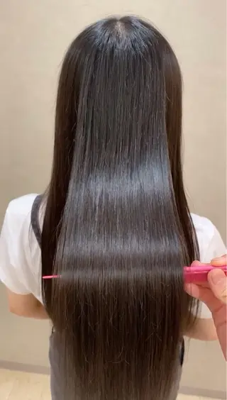 ロング 川元 雄貴のヘアスタイル