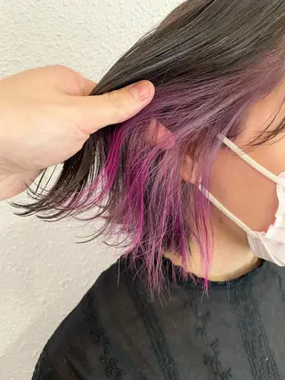 ミディアム merci JUNKIのヘアスタイル