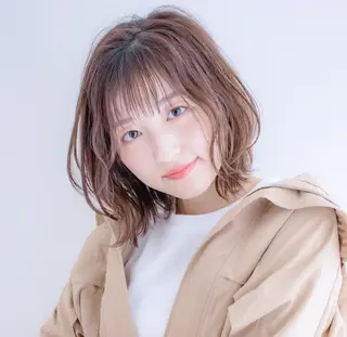 ミディアム 縮毛矯正/レイヤー 💎やまもとちひろのヘアスタイル