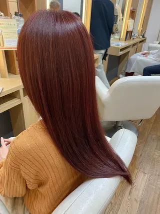 ロング カラー 韓国ヘア sasugaのヘアスタイル