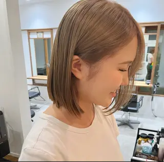 ショート カラー 無料カットモデル‪✨ ✂️Nanami🌷のヘアスタイル
