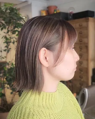ミディアム カラー quiora所属・奉書 隆浩のヘアスタイル