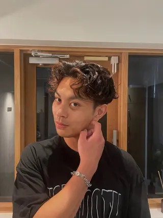 メンズ ボブ/艶カラー 鎌倉/MIHO🌼のヘアスタイル