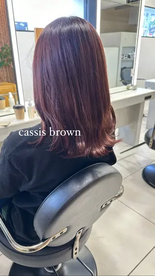 セミロング カラー 山下恋佳/矢場町/ ブリーチ/ショートのヘアスタイル