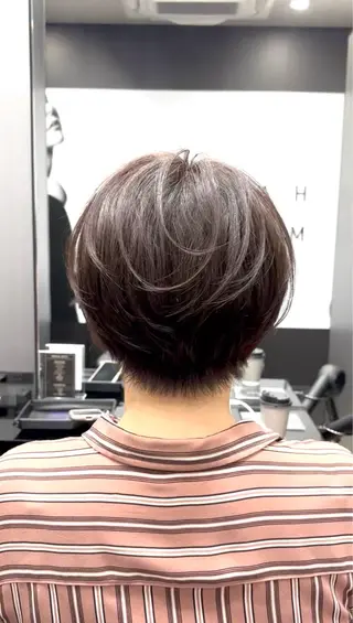 ショート HARUKI  MINATO Japan広島紙屋町店所属・hmj紙屋町店 脊戸智志のヘアスタイル