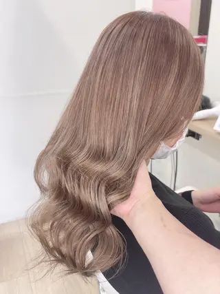 ロング カラー Gemini代表 Maedaのヘアスタイル