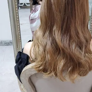 ロング ヘアアレンジ カラー See by merのマツエク・マツパデザイン