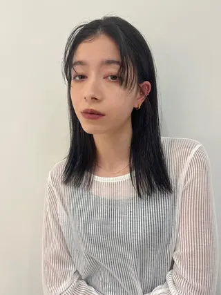 ミディアム カラー レイヤー,ボブ / 彩未のヘアスタイル