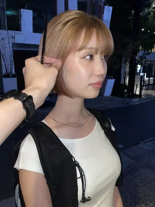 ショート ヨシダ トモキのヘアスタイル