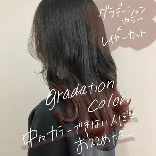 セミロング カラー パーマ お洒落パーマ/ 艶カラー/michiのヘアスタイル