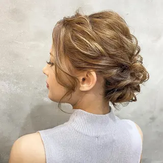 ロング まつパ・ヘアセット ♡Chinami♡のマツエク・マツパデザイン