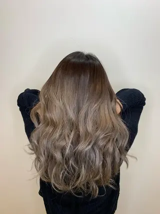 セミロング カラー パーマ 🟤TAP🟤 木曳野　金沢店のヘアスタイル