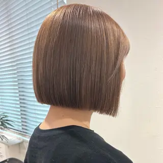 ショート カラー 髪質改善ストレート /暖色カラー🎀🪞のヘアスタイル