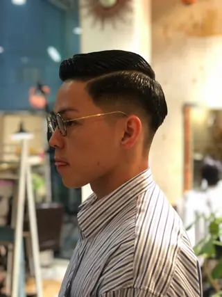 ショート カラー パーマ メンズ BRUNTJET所属・MAEDA MADOKAのヘアスタイル