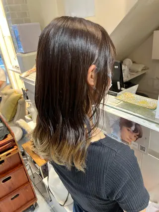 セミロング カラー ヘアアレンジ 🌷山田 有友名🌷のヘアスタイル